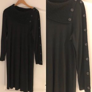 Lane Bryant Sweater Dress with Button Details